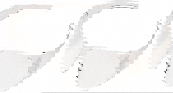 Safety Glass: Scratch-Resistant, Clear Lenses, Frameless, UV Protection